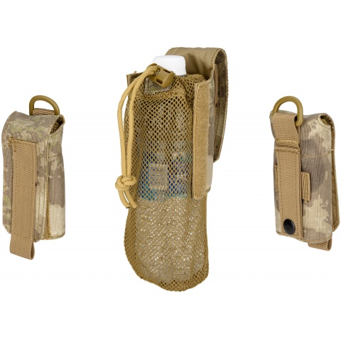 G-Force Tactical 1000D Nylon Folding Water Bottle Bag II - AT