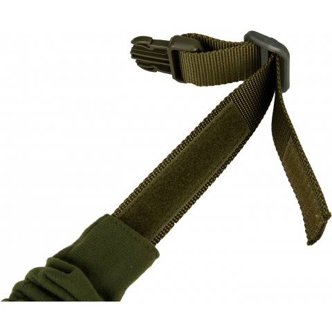G-Force Reinforced Nylon Dog Collar w/ EVA Handle - OLIVE DRAB