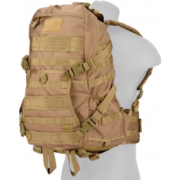 Lancer Tactical 600D EDC FAST Airsoft MOLLE Backpack - KHAKI