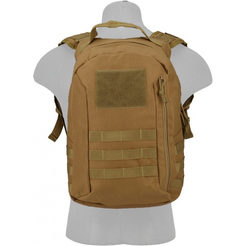 Lancer Tactical MOLLE Adhesion Scout Arms Backpack - COYOTE BROWN