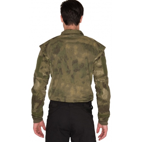 Lancer Tactical Shoulder Armor Breathable Jersey - FOLIAGE GREEN