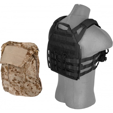 TMC Zipper Back Panel Attachment Backpack - DESERT DIGITAL