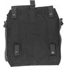 TMC Zipper Back Panel Attachment Pouch - BLACK