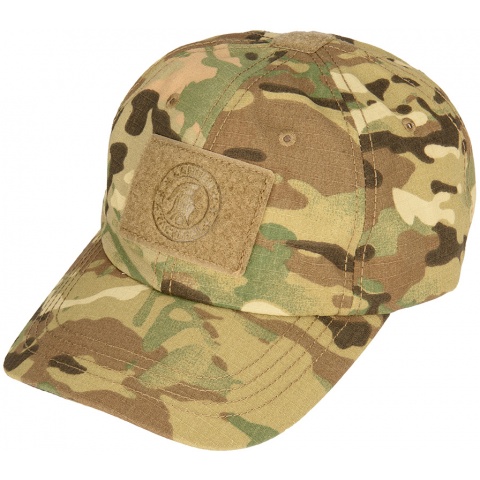 Lancer Tactical Scout Adhesion Morale Cap w/ Strapback - CAMO