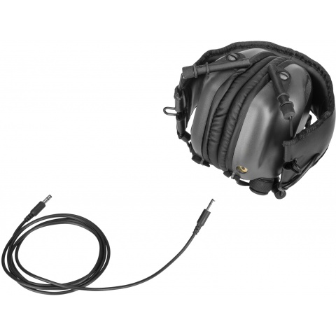 Earmor M31 Electronic Hearing Headphones w/ NATO Input  - BLACK
