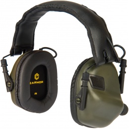 Earmor M31 Electronic Hearing Headphones w/ NATO Input  - FOLIAGE GREEN