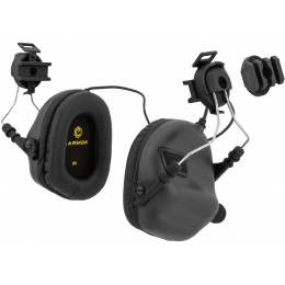Earmor Tactical Noise Reduction Headset For Fast MT Helmets - BLACK