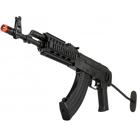 LCT Stamped Steel TX-65 Tactical AK Series AEG Airsoft Rifle - BLACK