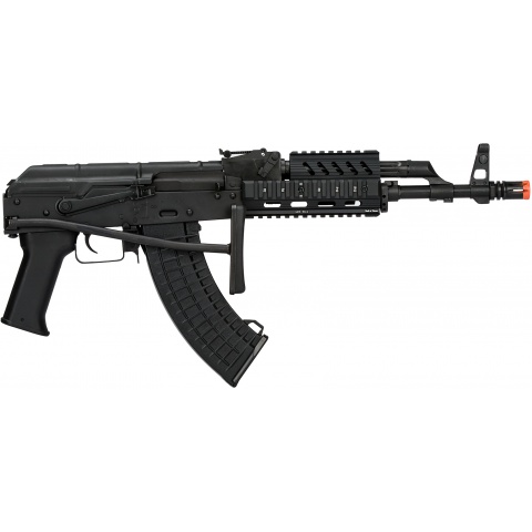 LCT Stamped Steel TX-65 Tactical AK Series AEG Airsoft Rifle - BLACK