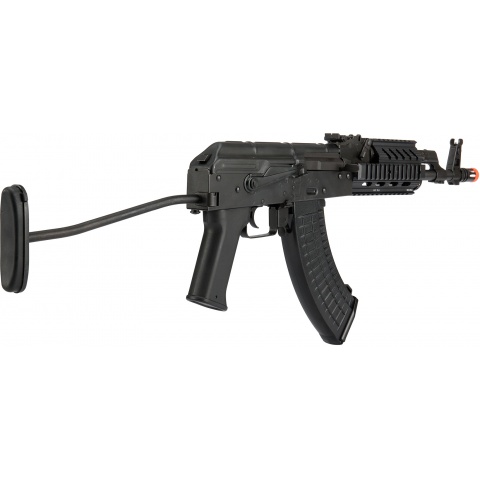 LCT Stamped Steel TX-65 Tactical AK Series AEG Airsoft Rifle - BLACK