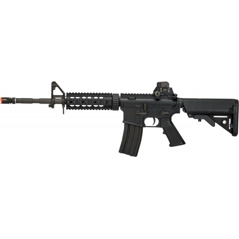 LCT Airsoft Full Steel M4 AEG Airsoft Rifle w/ Quad Rail - BLACK