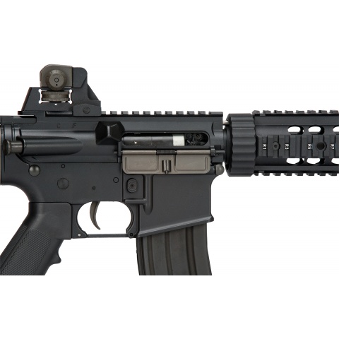 LCT Airsoft Full Steel M4 AEG Airsoft Rifle w/ Quad Rail - BLACK