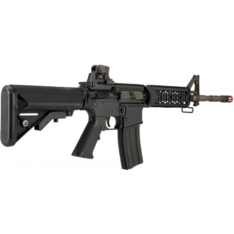 LCT Airsoft Full Steel M4 AEG Airsoft Rifle w/ Quad Rail - BLACK