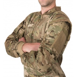 Lancer Tactical Shoulder Armor Breathable Jersey - CAMO DESERT