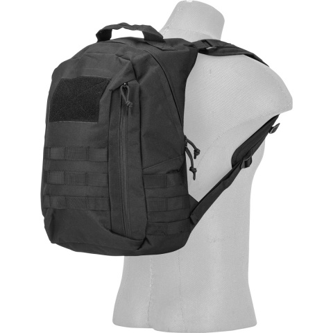 Lancer Tactical MOLLE Adhesion Scout Arms Backpack - BLACK