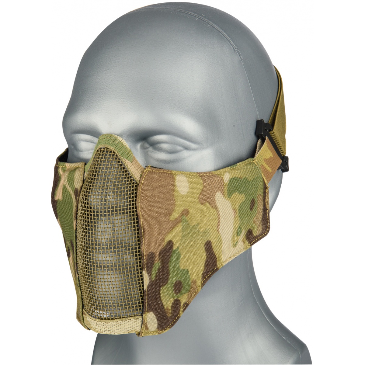 AMA Nylon PDW Mesh Mercenary Airsoft Half Mask CAMO Airsoft Megastore