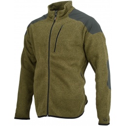 5.11 Tactical Polyester Full Zip Fleece Sweater - FIELD GREEN