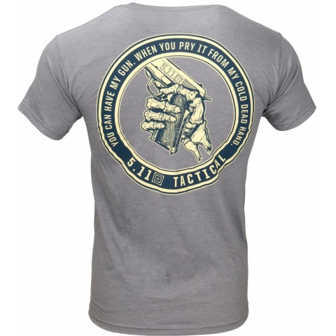 5.11 Tactical Cold Dead Hands 45 T-Shirt - GREY HEATHER