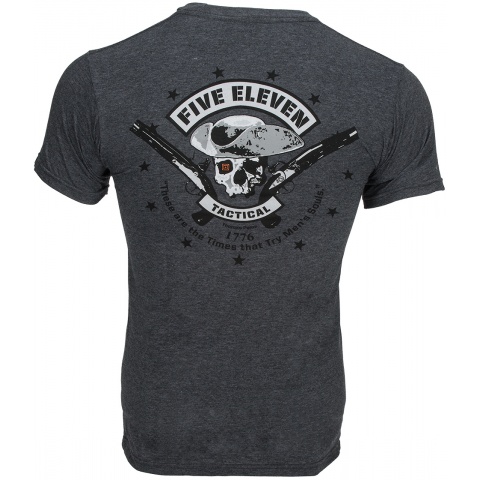 5.11 Tactical Premium Mobility Patriot T-Shirt - CHARCOAL HEATHER