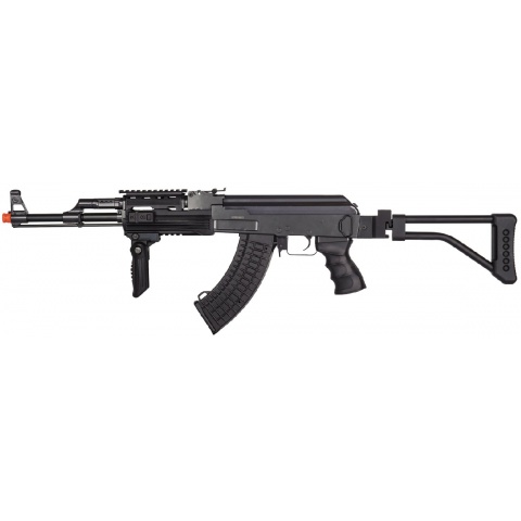 JG Tactical Version Jing Gong AK47 AEG Airsoft Rifle w/ Folding Stock - BLACK
