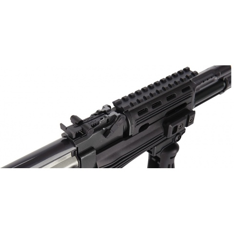 JG Tactical Version Jing Gong AK47 AEG Airsoft Rifle w/ Folding Stock - BLACK