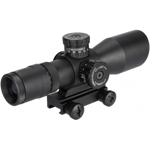 Aim Sports Titan Dual 3-9X40mm Rifle Scope with Mil-Dot Reticle (Color: Black)