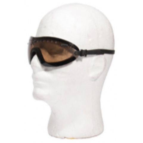 AMA Airsoft Low Profile Regulate Eye Goggles - TEA BROWN