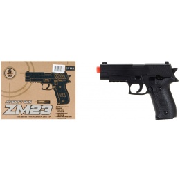 CYMA ZM23 Mk.23 Metal Spring Pistol - BLACK