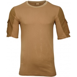 Lancer Tactical Specialist Adhesion Arms T-Shirt - COYOTE BROWN