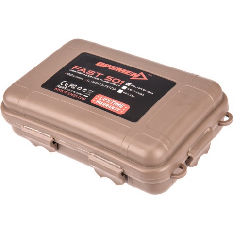 OPSMEN Tactical 800-Lumen Picatinny Weapon Light - TAN