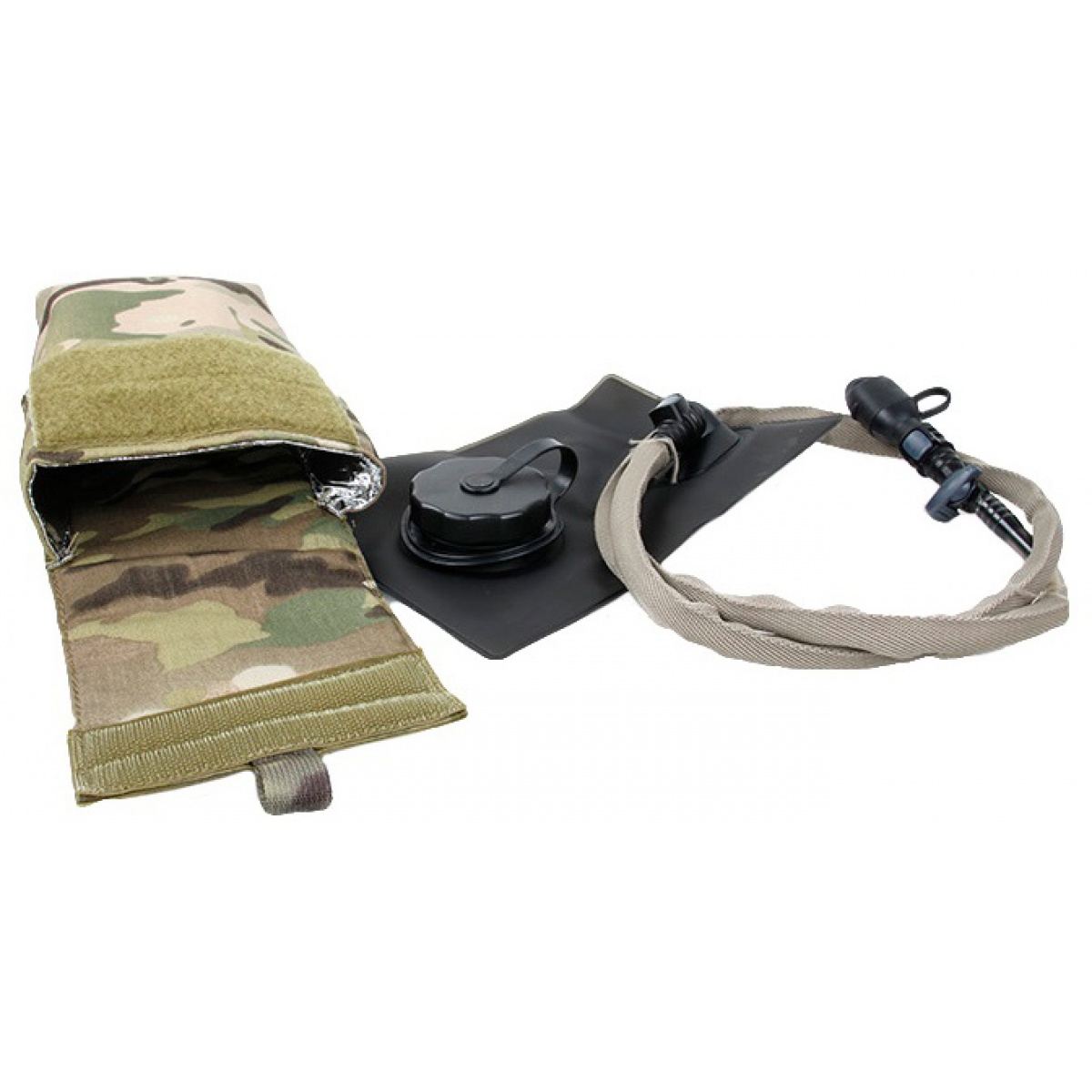 AMA Tactical 27oz Hydration MOLLE Pouch CAMO Airsoft Megastore