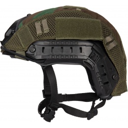 G-Force 1000D Nylon Polyester Bump Helmet Cover - WOODLAND