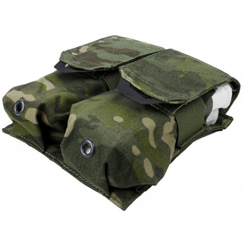 AMA Tactical QUOP Double Mag Pouch - CAMO TROPIC