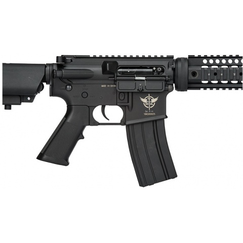 JG Works Metal M4 Carbine AEG Airsoft Rifle - BLACK