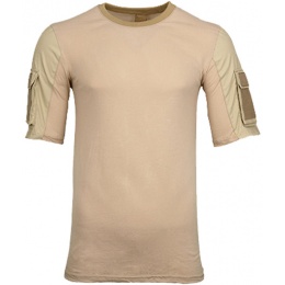 Lancer Tactical Specialist Adhesion Arms T-Shirt - TAN