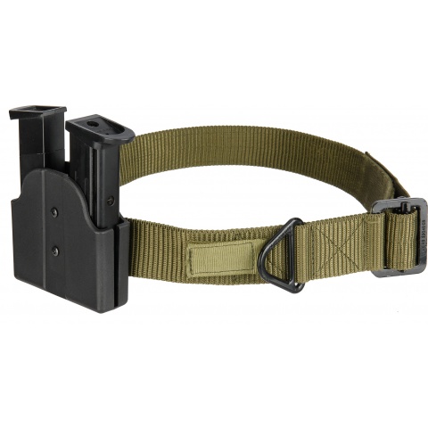 AMA Tactical Double Pistol Magazine Belt Holster - BLACK
