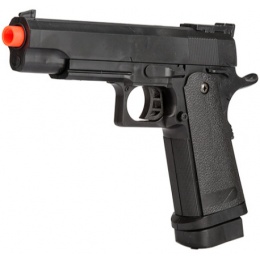 UK Arms Spring Polymer Airsoft 1911 Pistol in Poly Bag - BLACK