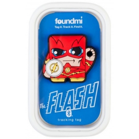 Foundmi DC Comics The Flash Bluetooth Tracking Tag - RED