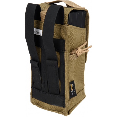 Code 11 Tactical Cordura Polyester Triple Magazine Pouch - KHAKI