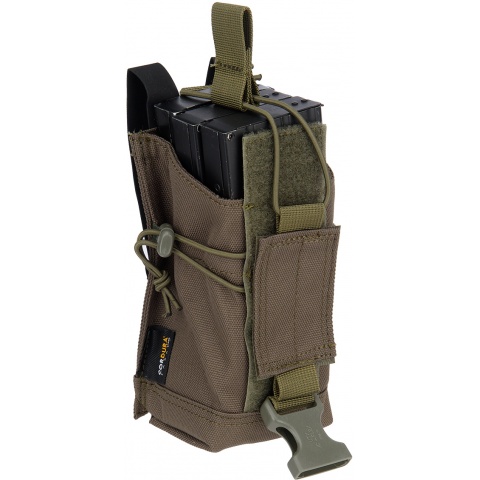 Code 11 Tactical Cordura Polyester Triple Magazine Pouch - OD GREEN