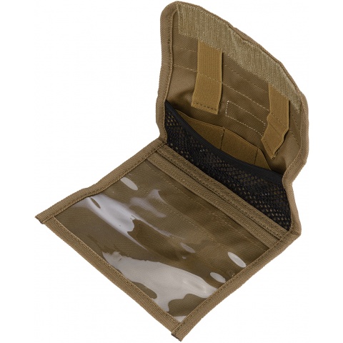 Code 11 Cordura Polyester Forward Opening Admin Pouch - COYOTE