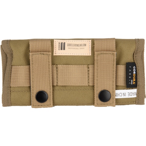 Code 11 Cordura Polyester Forward Opening Admin Pouch - COYOTE