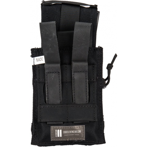 Code 11 Tactical Cordura Polyester Double Magazine Pouch - BLACK