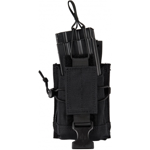 Code 11 Tactical Cordura Polyester Double Magazine Pouch - BLACK