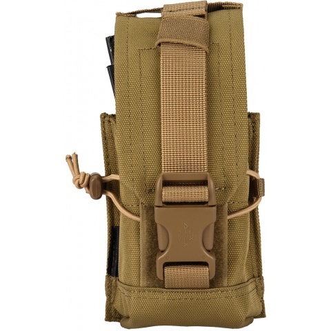 Code 11 Tactical Cordura Polyester Double Magazine Pouch - COYOTE