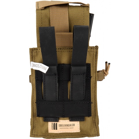 Code 11 Tactical Cordura Polyester Double Magazine Pouch - COYOTE