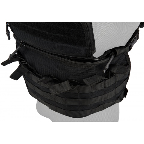 Code 11 Tactical MOLLE Cordura Navigator Chest Rig - BLACK