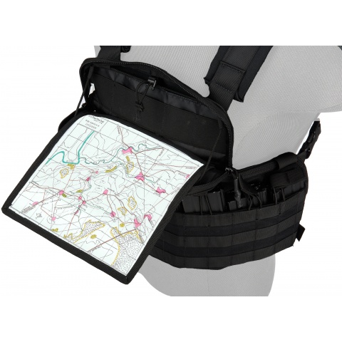 Code 11 Tactical MOLLE Cordura Navigator Chest Rig - BLACK