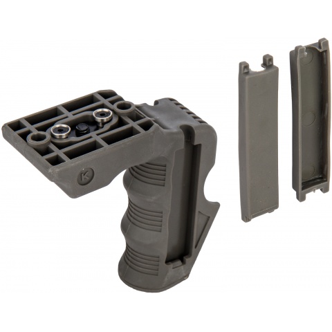 Lancer Tactical Airsoft Impact Keymod Foregrip w/ Storage - OLIVE DRAB