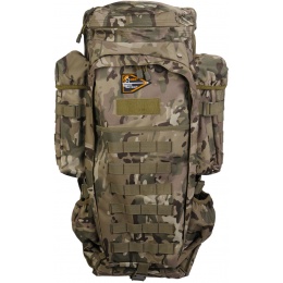 Lancer Tactical 600D 36-Inch Nylon Rifle Case Backpack - CAMO